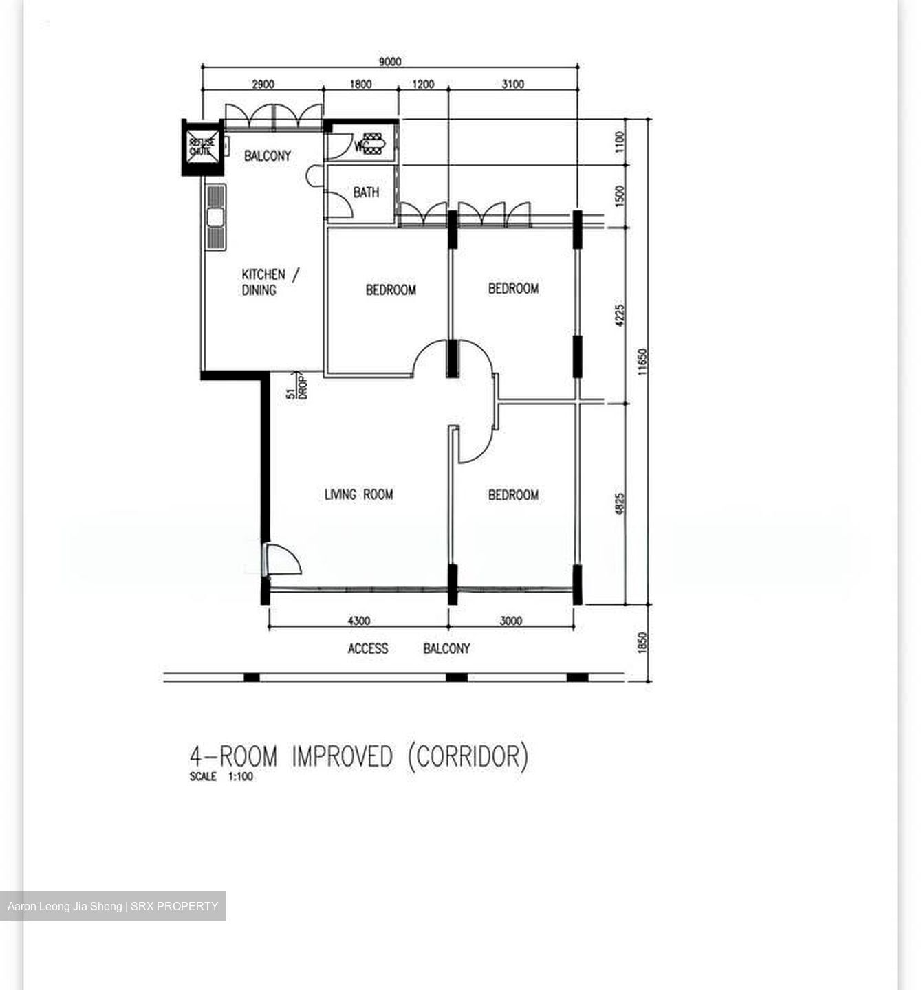 Blk 315 New Upper Changi Road (Bedok), HDB 4 Rooms #563221541